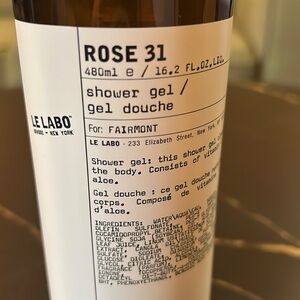 Le Labo Rose 31 Gel Douche